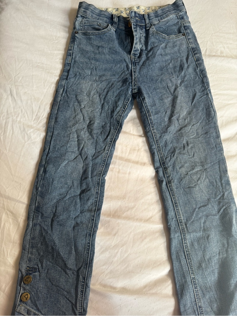 Slim Straight Women's Jeans in Light Blue Denim